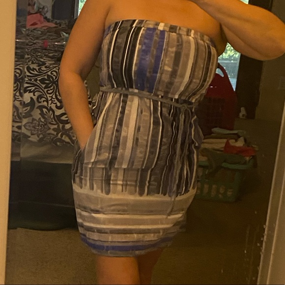 Strapless dress w/pockets sz. Med NWOT - Picture 7 of 7